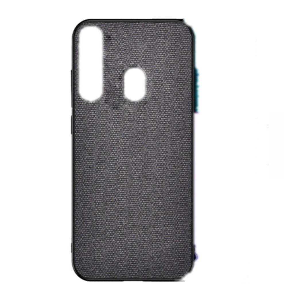 2 Pcs Shockproof Cloth Texture Pc+ Tpu Protective Case For Galaxy A30 (Black) Black 8881471541771