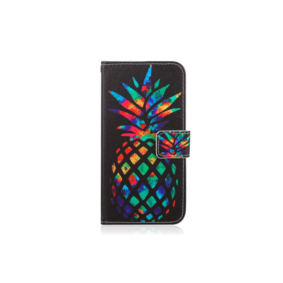 2Pcs Pineapple Pattern Colored Drawing Horizontal Flip Leather Case For Huawei Mate 20 Lite 8881471542037