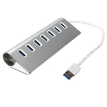 5 Gbit/s Hi-Speed Aluminium USB 3.0 7-Port Splitter Hub Adapter