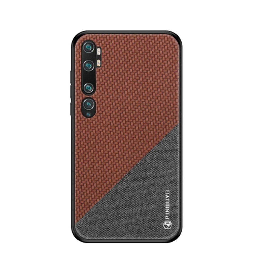 For Xiaomi Cc9 Pro / Note10 Rong Series Shockproof Pc + Tpu+ Chemical Fiber Cloth Protective Cover(Brown) Brown 8881471541641