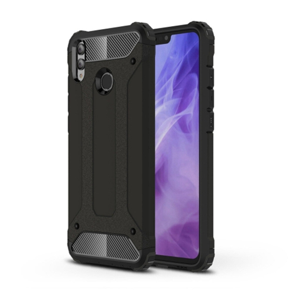 Tpu + Pc Armor Combination Back Cover Case For Huawei Honor 8X(Black) Black 8881471542068