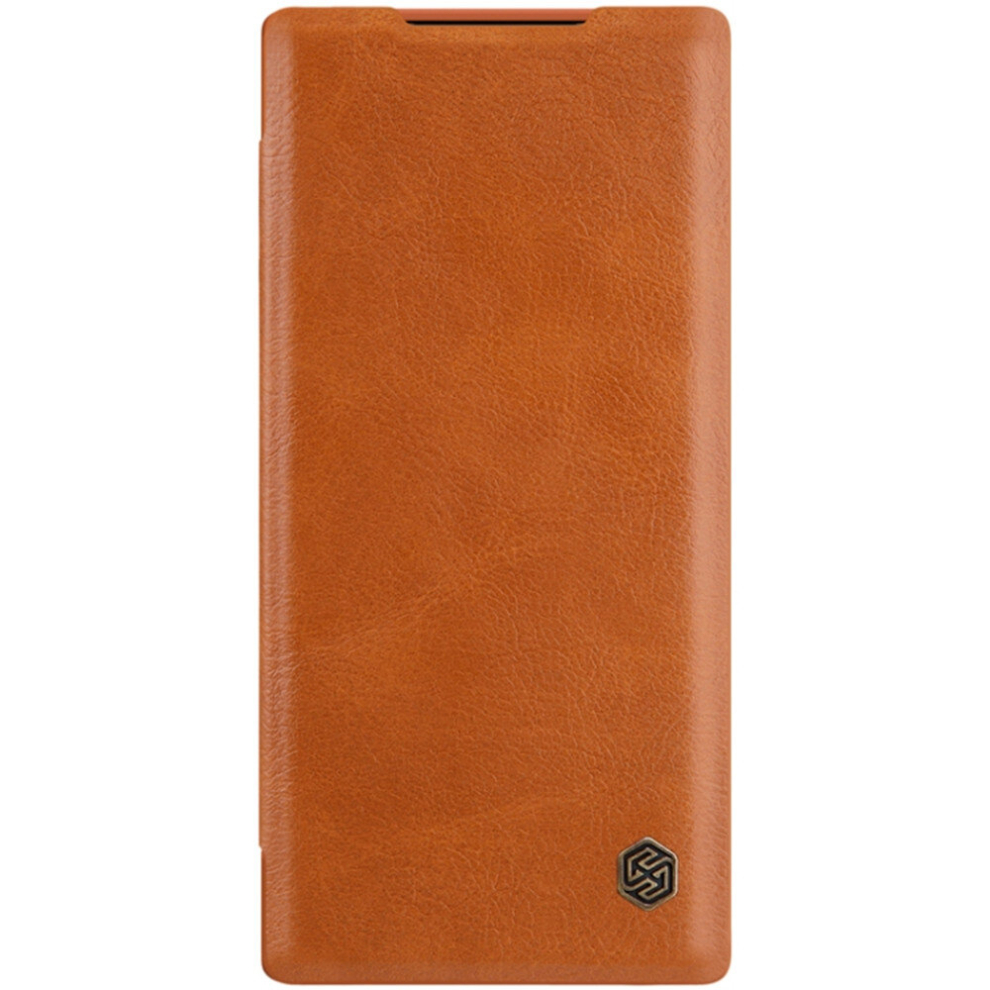 Qin Series Crazy Horse Texture Horizontal Flip Leather Case With Card Slot(Brown) Brown 8881471541696
