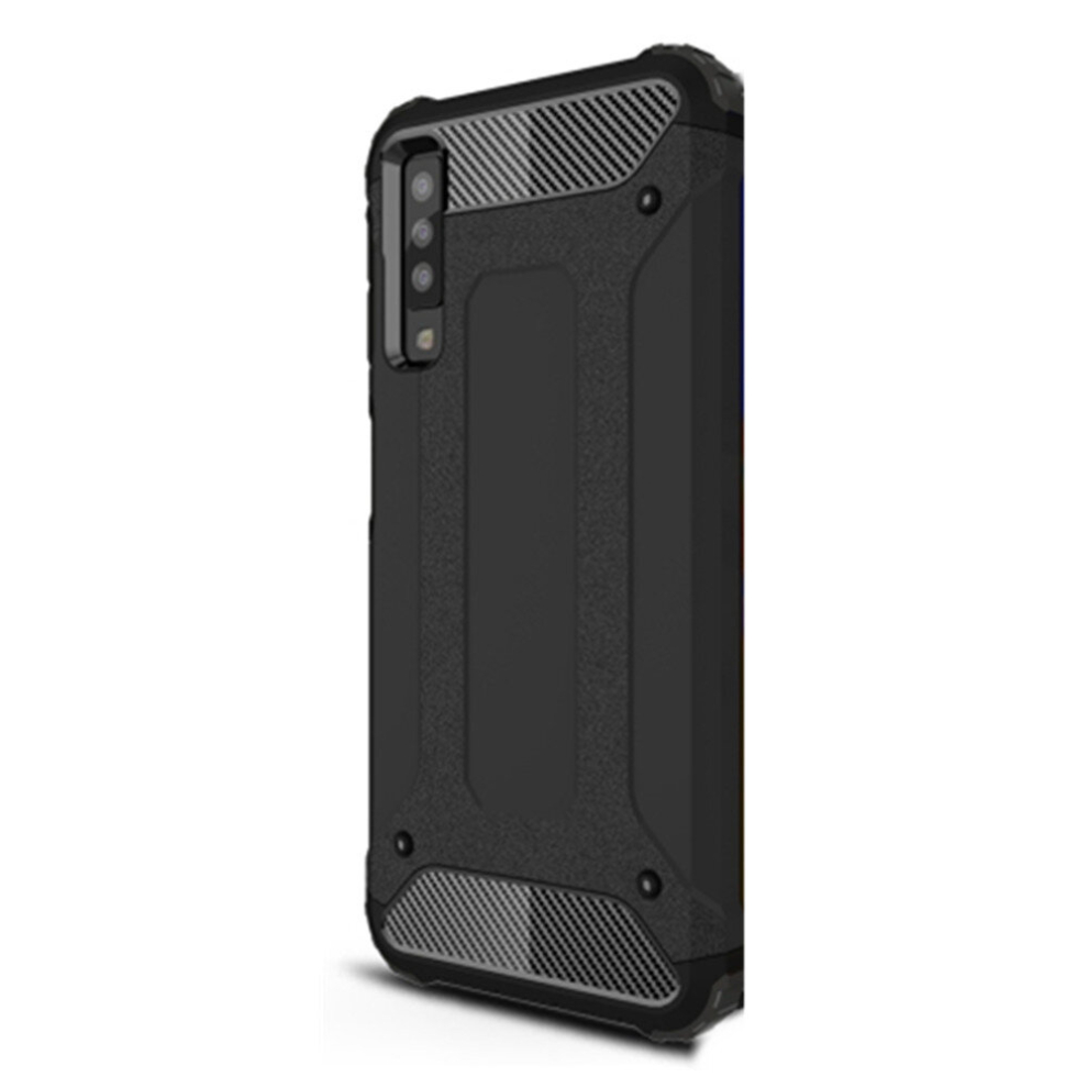 2Pc For Galaxy A7 (2018) / A750 Magic Armor Tpu + Pc Combination Case(Black) Black 8881471544642