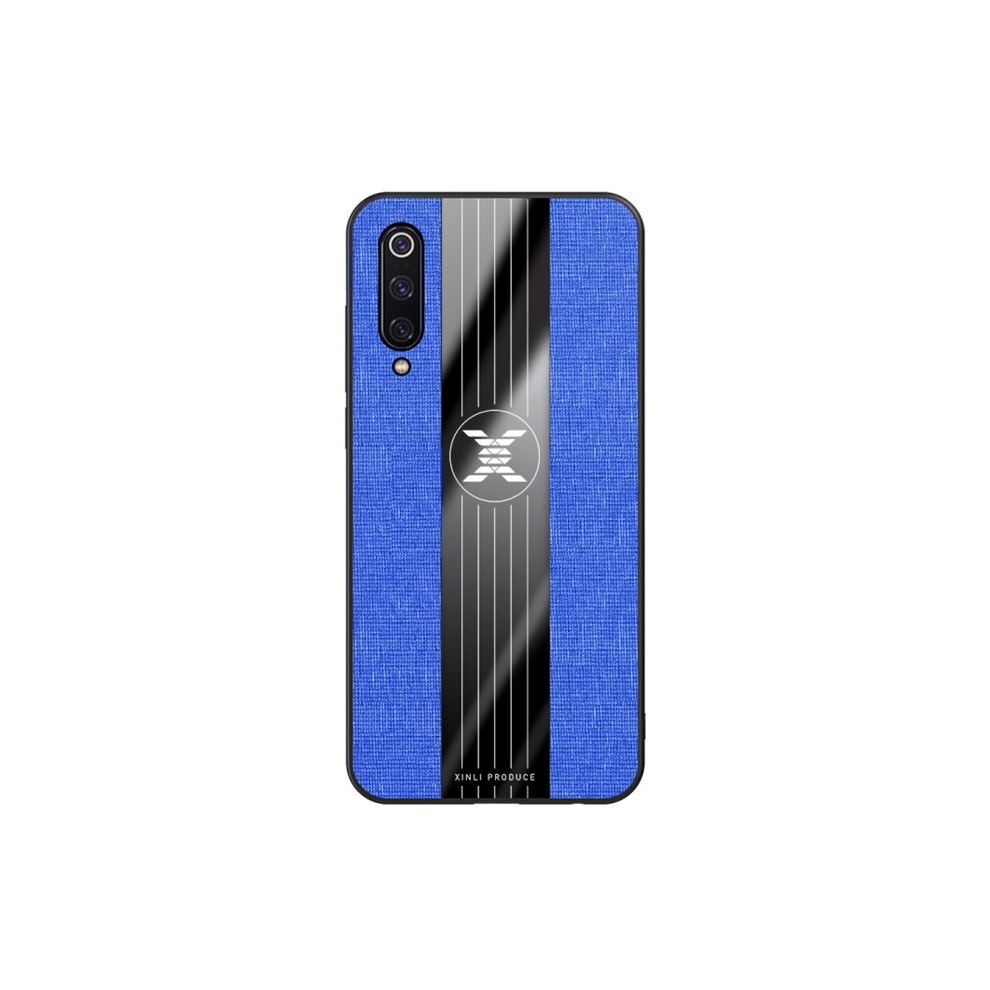 2Pcs For Xiaomi Mi 9 Stitching Cloth Texture Shockproof Tpu Protective Case 8881471541313