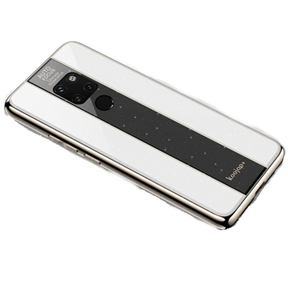 Electroplated Mirror Glass Case For Huawei Mate 20(White) White 8881471545007