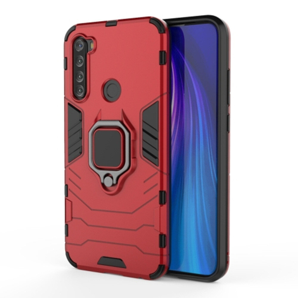 For Xiaomi Redmi Note 8T Shockproof Pc + Tpu Protective Case With Magnetic Ring Holder 8881471548107