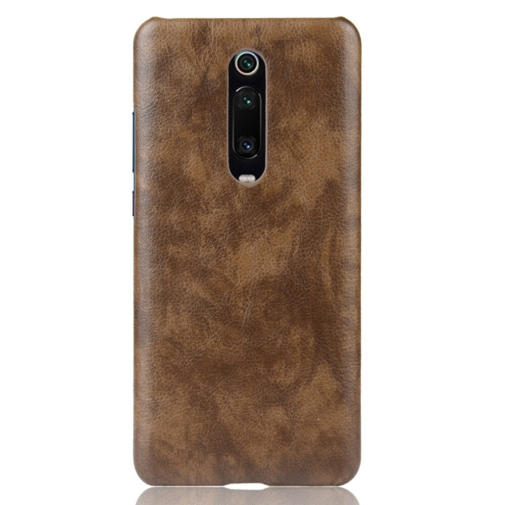 Shockproof Litchi Texture Pc + Pu Case For Xiaomi Redmi K20/K20 Pro/Xiaomi Mi 9T/9T Pro(Brown) Brown 8881471543454