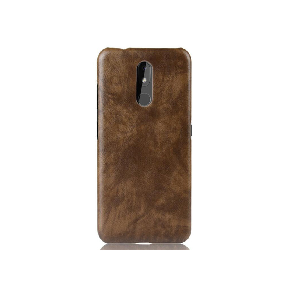 2Pcs Shockproof Litchi Texture Pc + Pu Case For Nokia 3.2 8881471546271