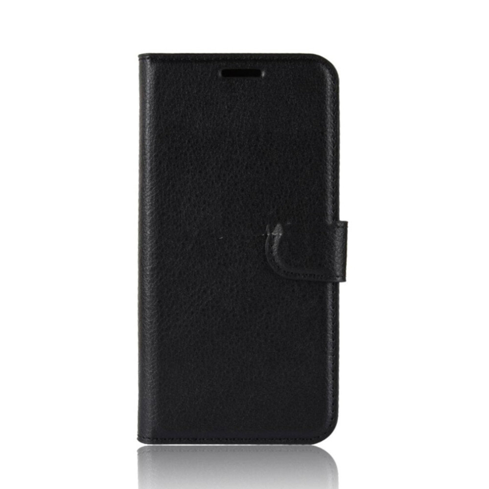 Pu + Tpu Litchi Texture Horizontal Flip Leather Case With Wallet & Holder & Card Slots For Huawei Honor 10 Lite(Black) Black 8881471543089