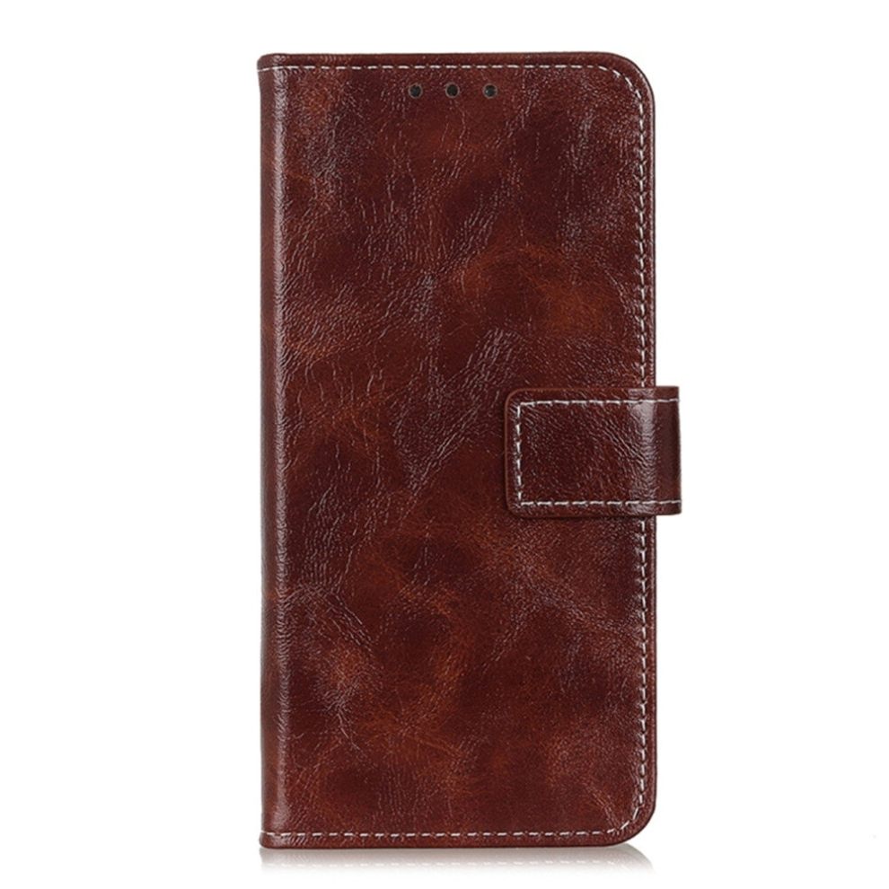For Lg K31 Crazy Horse Texture Horizontal Flip Leather Case With Holder & Card Slots & Wallet & Photo Frame(Brown) Brown 8881471540415