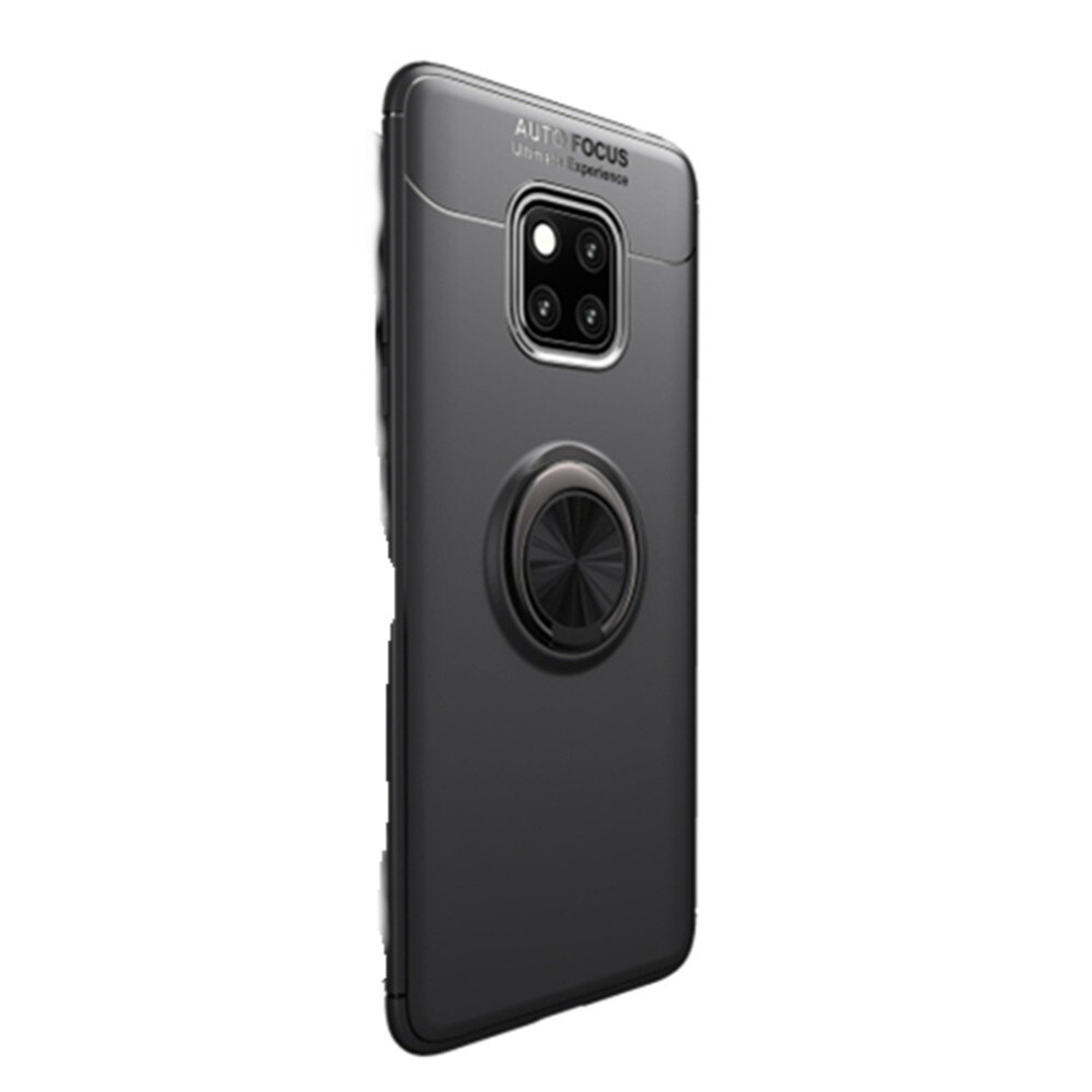 Shockproof Tpu Case For Huawei Mate 20 Pro, With Holder (Black) Black 8881471545045