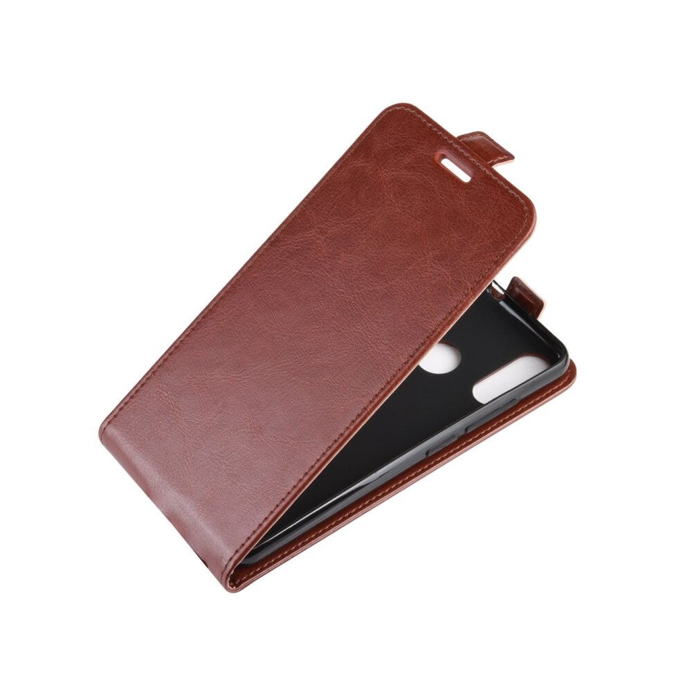2Pcs Crazy Horse Vertical Flip Leather Protective Case For Wiko View 3 Lite(Brown) Brown 8881471543430