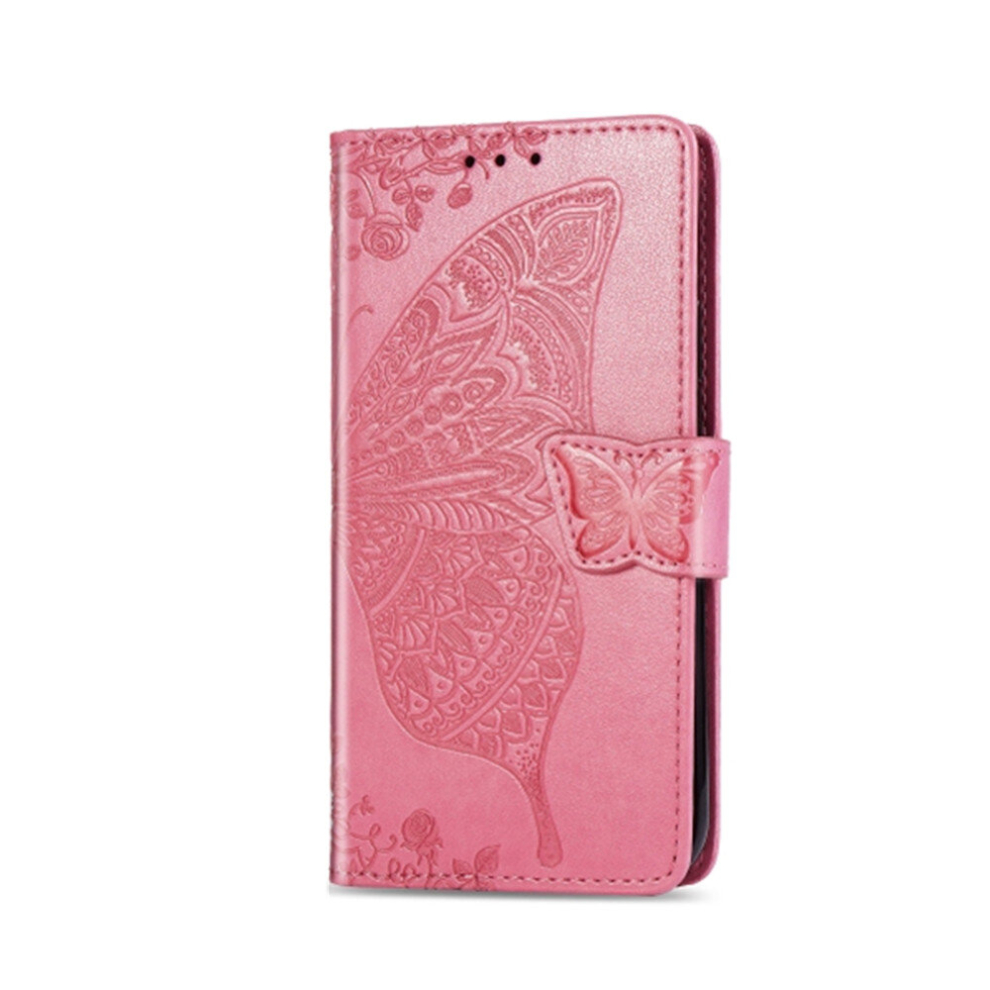 Butterfly Love Flowers Embossing Horizontal Flip Leather Case For Huawei Mate 20, With Holder & Card Slots & Wallet & Lanyard (Pink) Pink 8881471542020