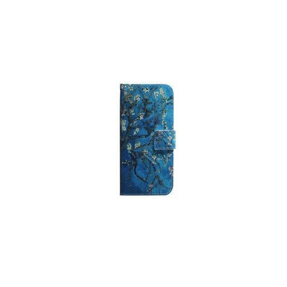 Apricot Flower Pattern Coloured Drawing Horizontal Flip Leather Case For Huawei Y6 (2019) 8881471541207