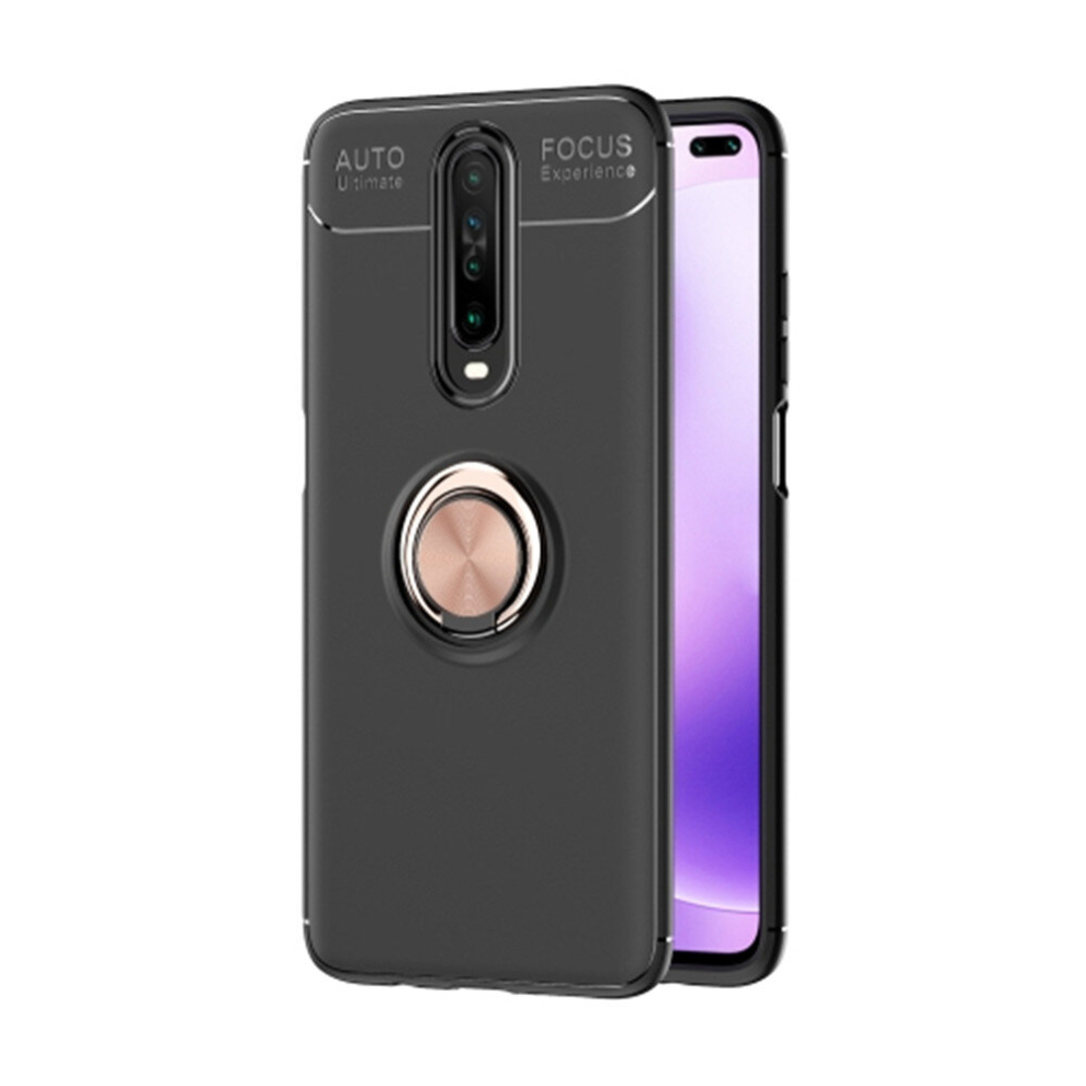 For Xiaomi Redmi K30 Shockproof Tpu Case With Invisible Holder(Black ) Gold 8881471543386