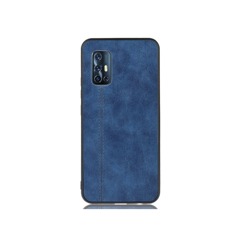 2Pcs For Vivo V17 India Shockproof Sewing Cow Pattern Skin Pc + Pu + Tpu Case 8881471542143