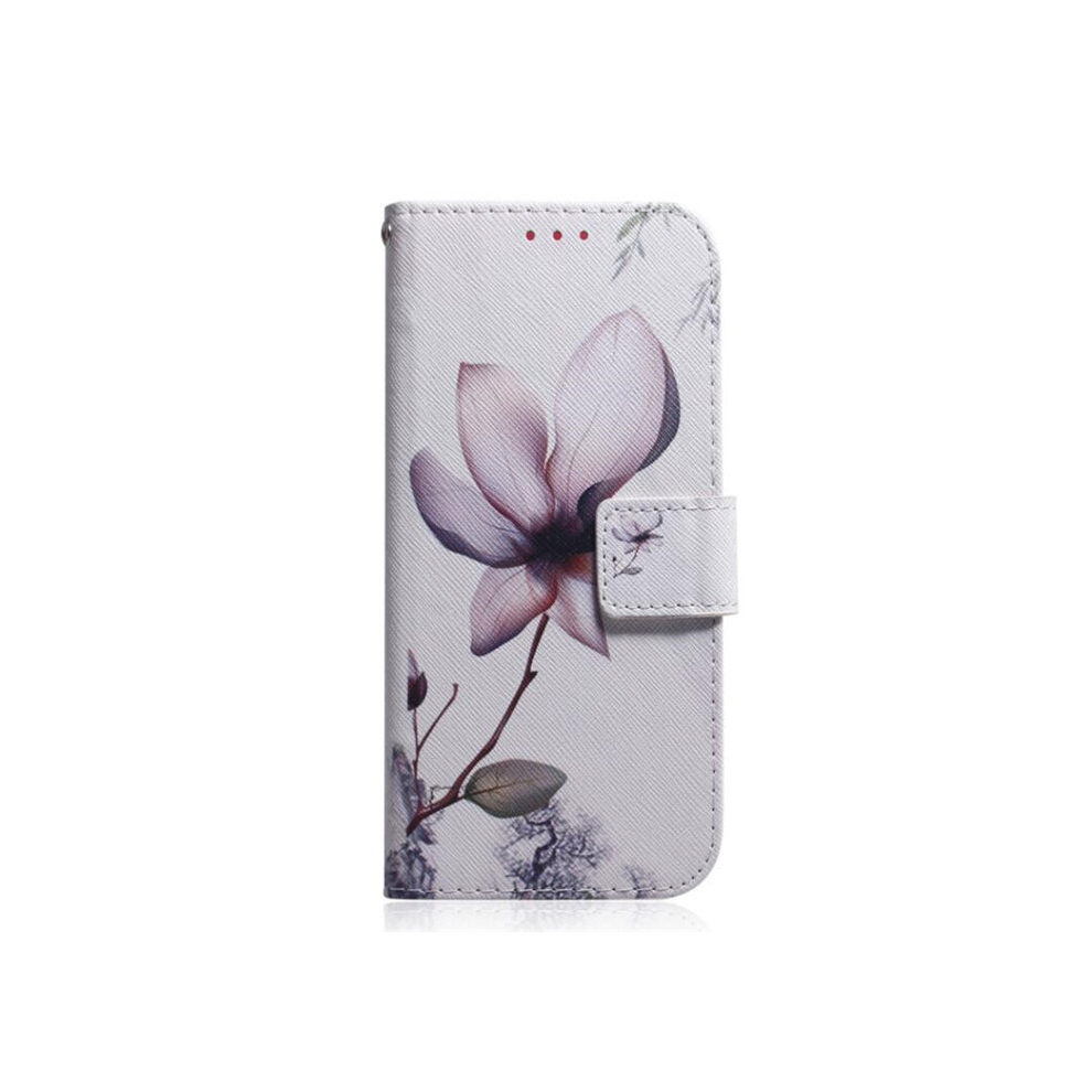 Magnolia Flower Pattern Coloured Drawing Horizontal Flip Leather Case For Galaxy S10 E 8881471542846