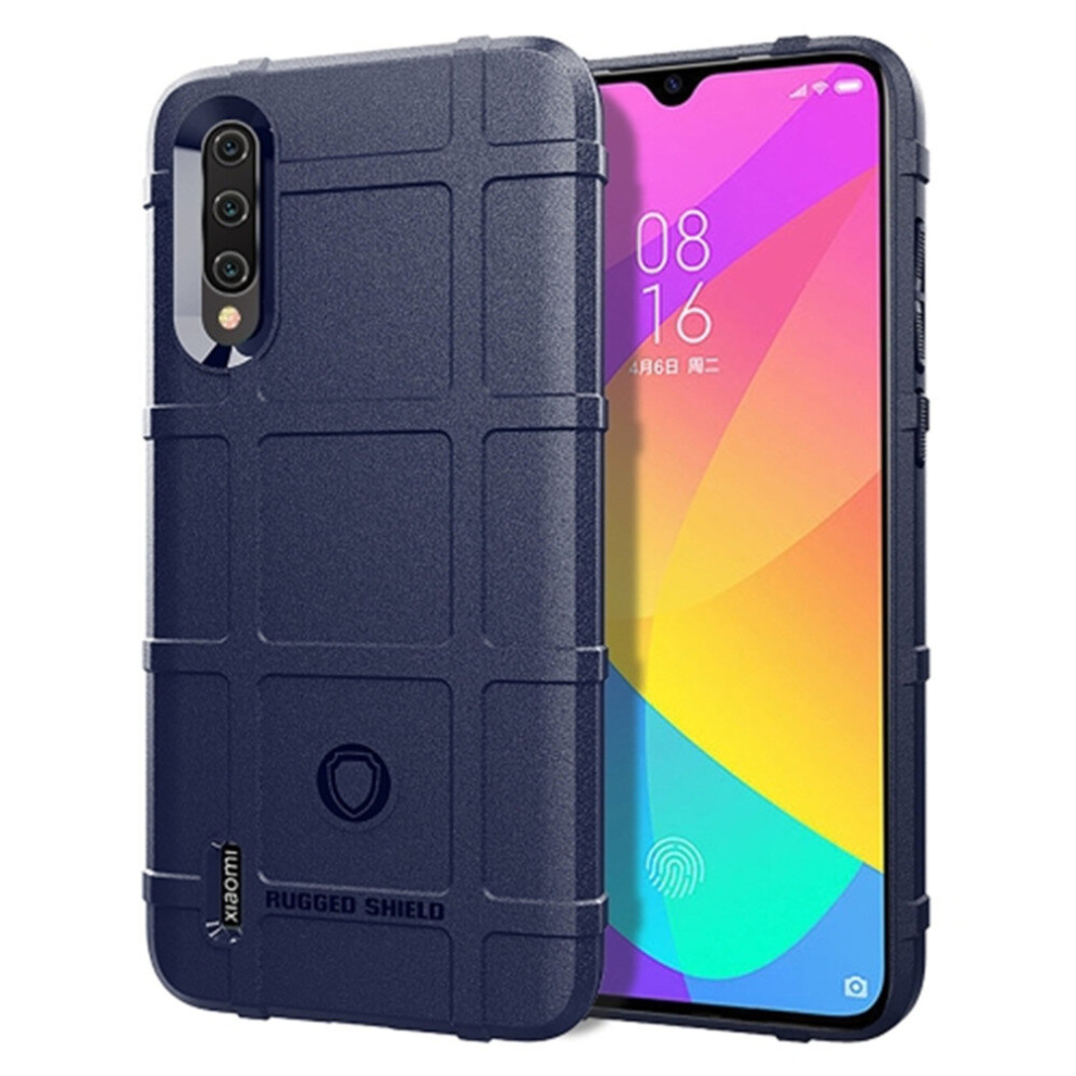 2 Pcs Shockproof Protector Cover Full Coverage Silicone Case For Xiaomi Mi Cc9 (Blue) Blue 8881471543706