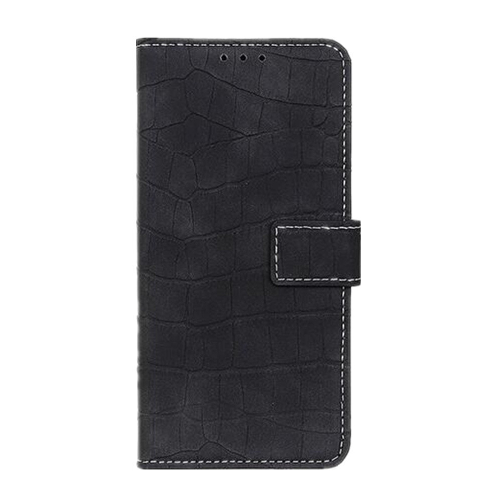 Crocodile Texture Horizontal Flip Leather Case For Galaxy A70e, With Holder & Wallet & Card Slots & Photo Frame (Black) Black 8881471543744
