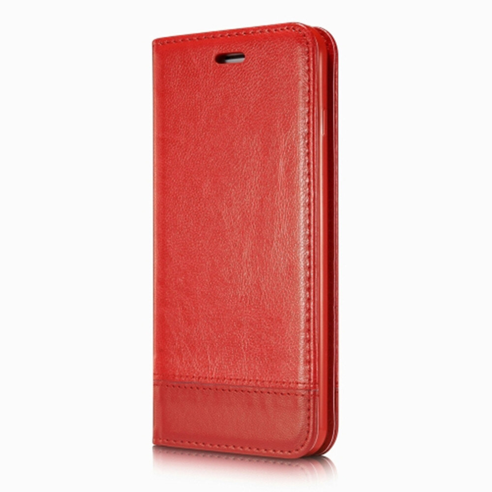 For Huawei Mate 20 Pro Double-Sided Absorption Splicing Horizontal Flip Leather Case With Holder Card Slots Lanyard(Red) Red 8881471542686