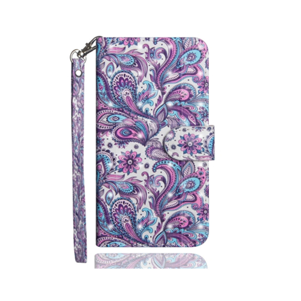 3D Painting Pattern Horizontal Flip Tpu + Pu Leather Case With Holder & Card Slots & Wallet For Galaxy S10 5G(Spiral Pattern) 8881471542730