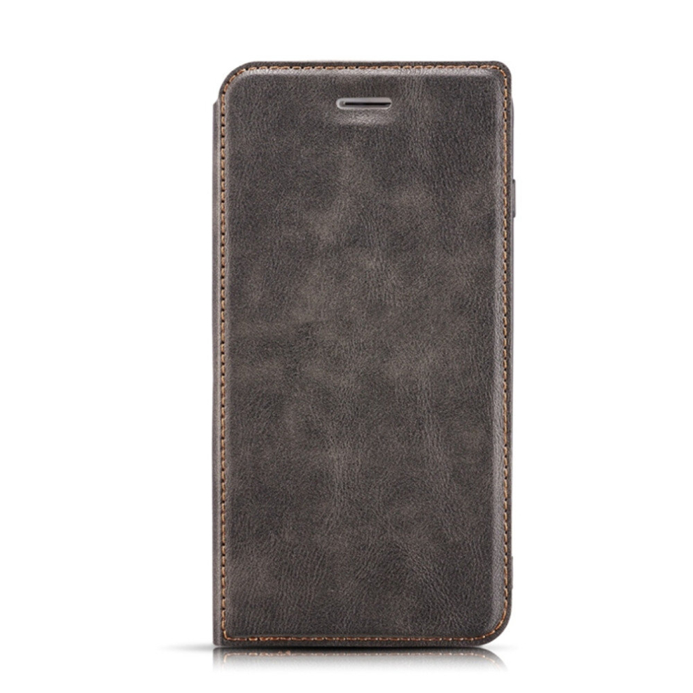 Retro Simple Ultra-Thin Magnetic Horizontal Flip Leather Case For Galaxy J6 Plus, With Holder & Card Slots & Lanyard(Black) Black 8881471542761
