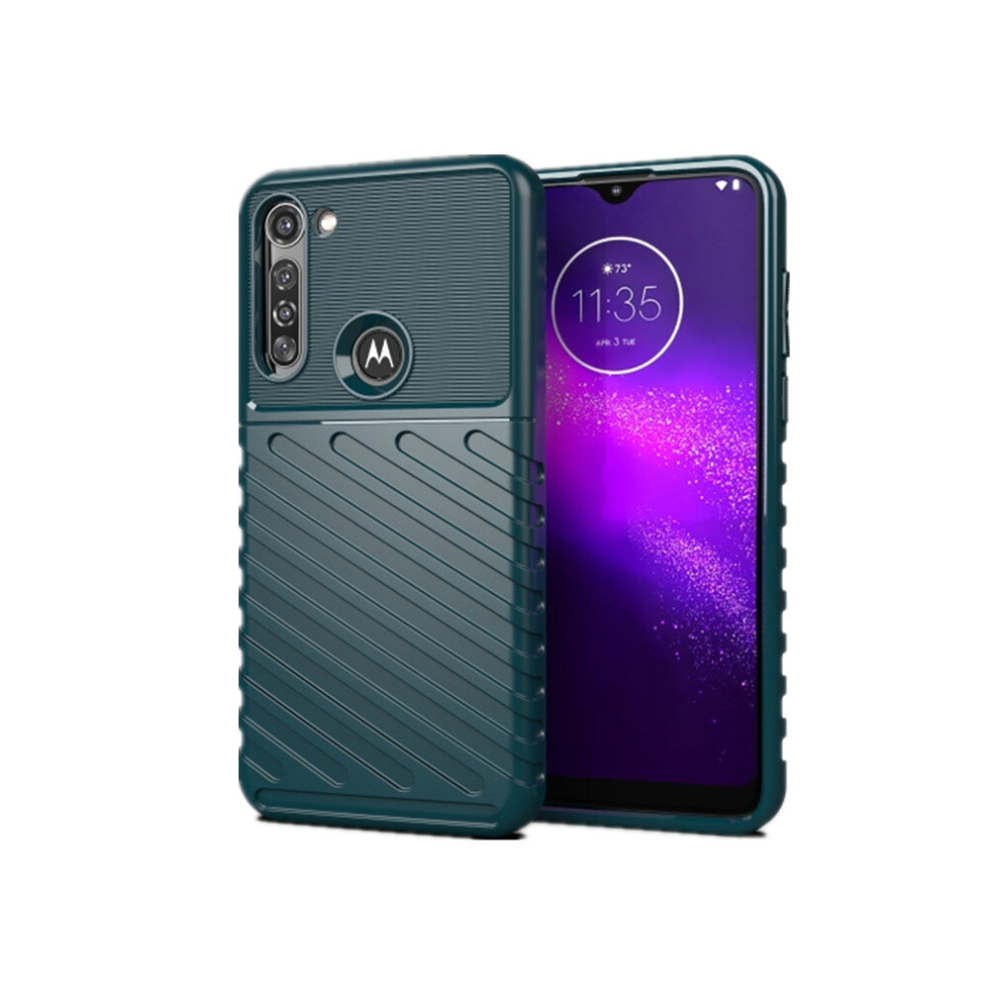 For Moto G8 Power Thunderbolt Shockproof Tpu Soft Case(Green) Green 8881471540842