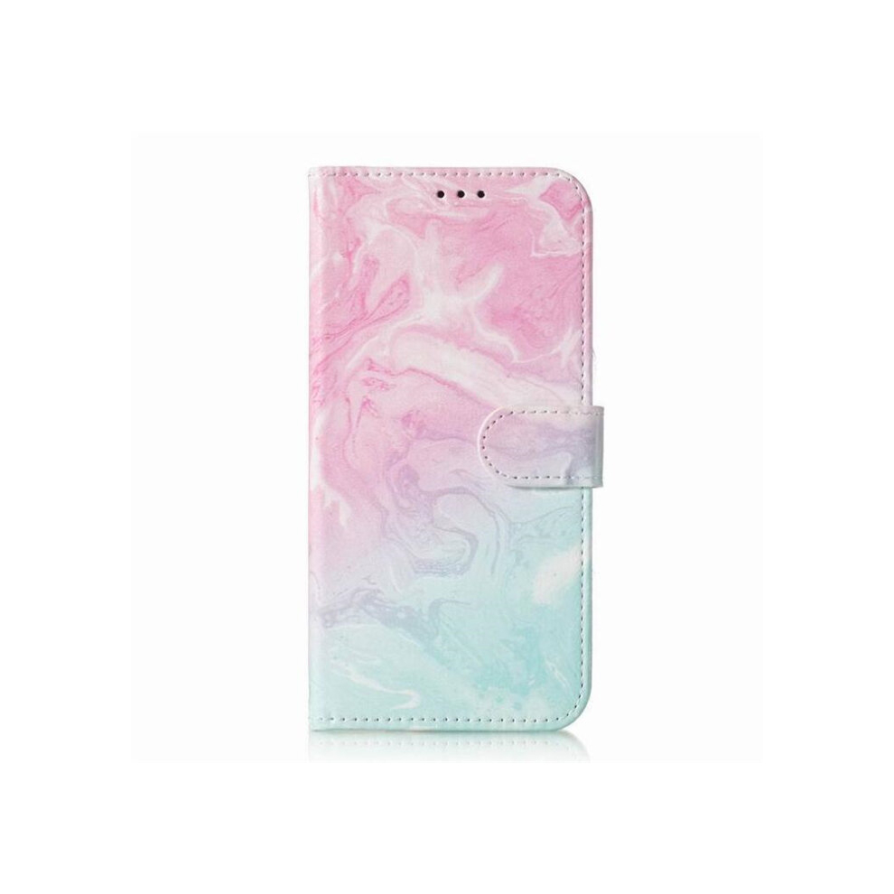 Colored Drawing Marble Pattern Horizontal Flip Pu Leather Case For Galaxy A7 (2018) 8881471544062