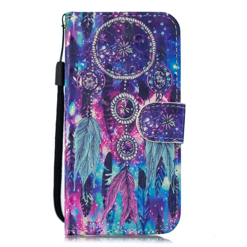 3D Painting Pattern Coloured Drawing Horizontal Flip Pu Leather Case With Holder & Card Slots & Wallet For Galaxy S10 8881471539884