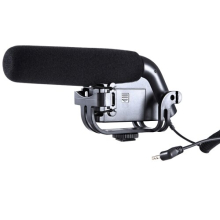 BY-VM190P Stereo Video Microphone with Microphone Plush Case for DSLR & DV Camcorder(Black)