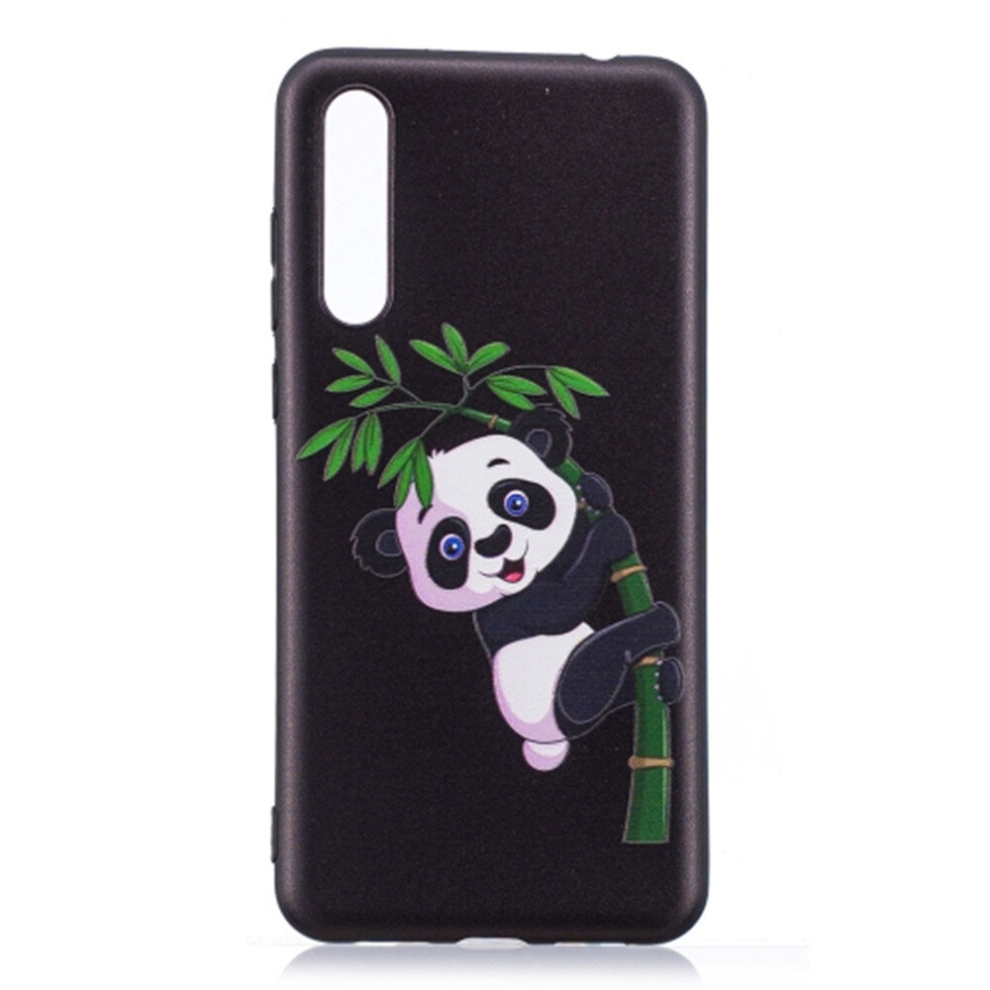 2 Pcs Embossment Patterned Tpu Soft Protector Cover Case For Huawei P20 Pro(Panda And Bamboo) 8881471546837