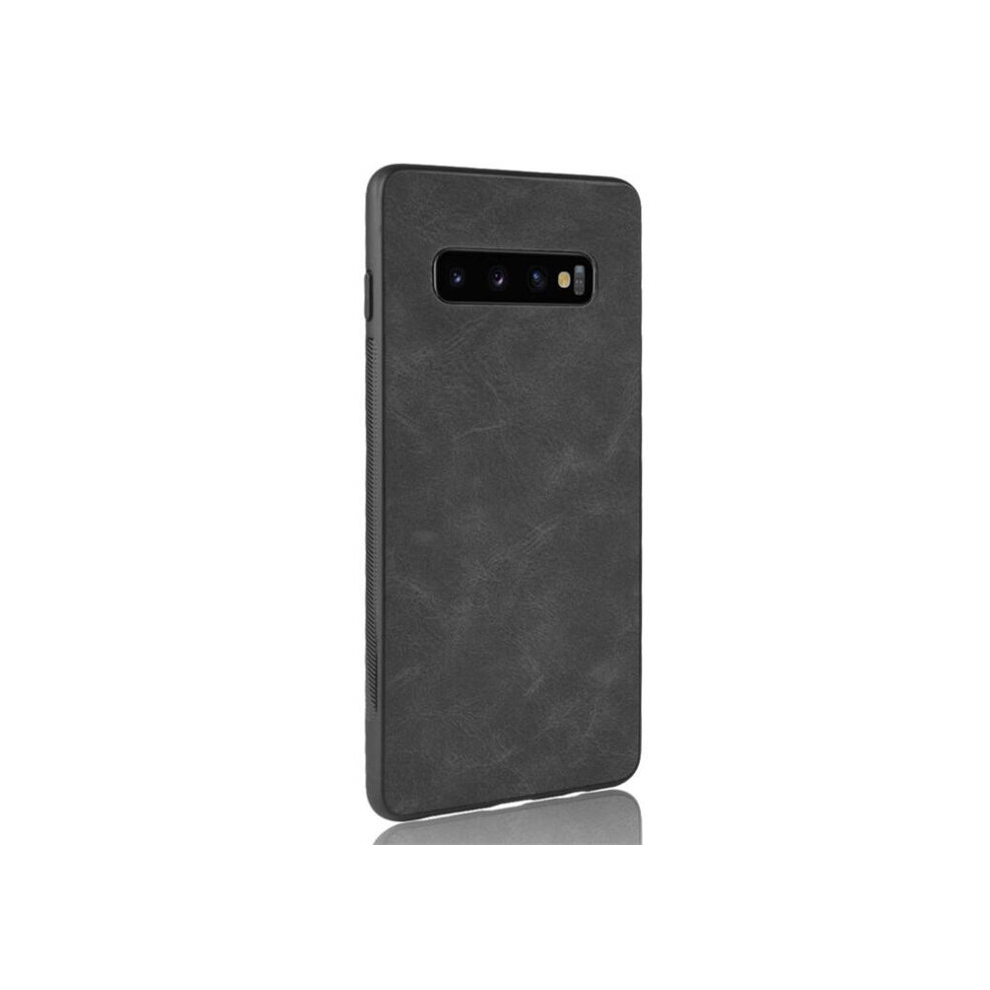 2Pcs Sheep Skin Pu + Pc + Tpu Shockproof Case For Galaxy S10 Plus 8881471542488