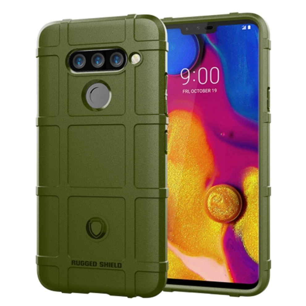 Full Coverage Shockproof Tpu Case For Lg V40 Thinq (Green) Green 8881471540798