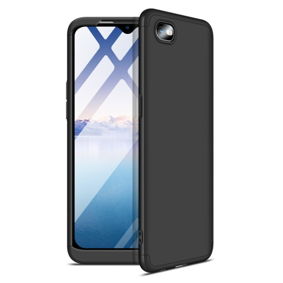 Three Stage Splicing Full Coverage Pc Case For Oppo Realme C2 / A1k(Black) Black 8881471544413
