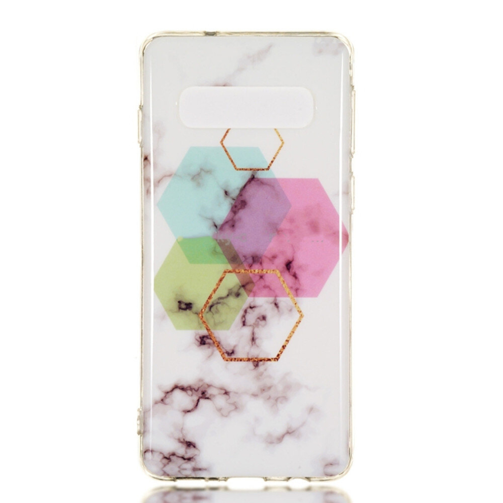 2 Pcs Marble Pattern Soft Tpu Case For Galaxy S10 8881471542631