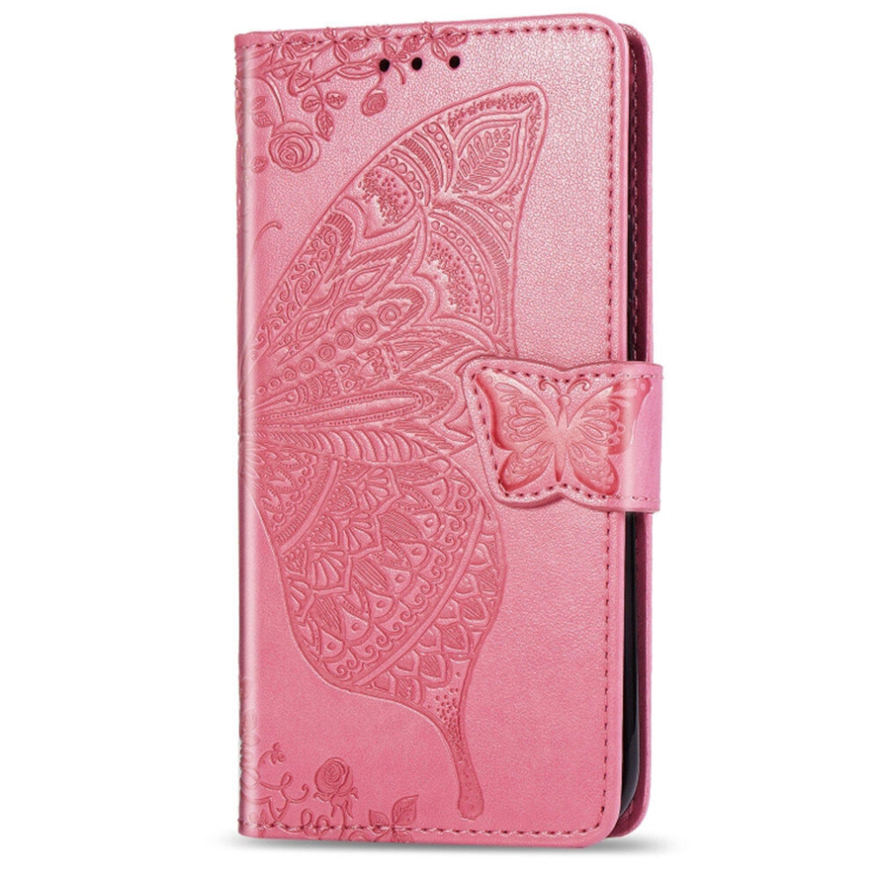 For Galaxy A10s Butterfly Love Flowers Embossing Horizontal Flip Leather Case With Holder & Card Slots & Wallet & Lanyard(Pink) Pink 8881471544246
