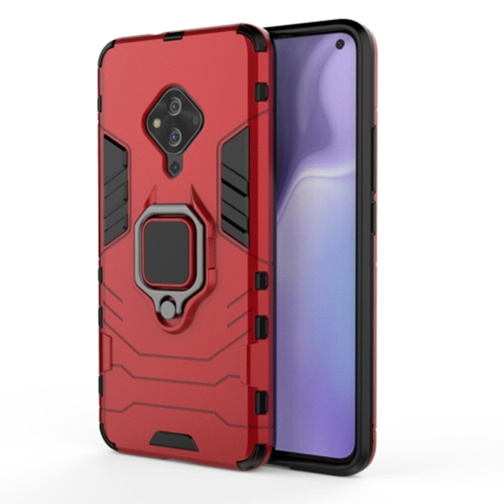 For Vivo S5 Shockproof Pc + Tpu Protective Case With Magnetic Ring Holder 8881471547025