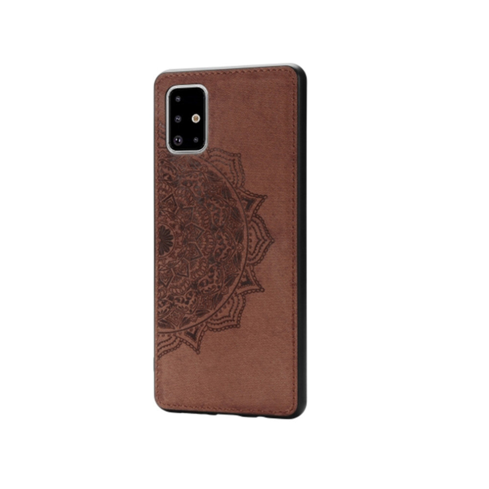 2Pcs For Samsung Note20 Embossed Mandala Pattern Pc + Tpu + Fabric Phone Case 8881471549999