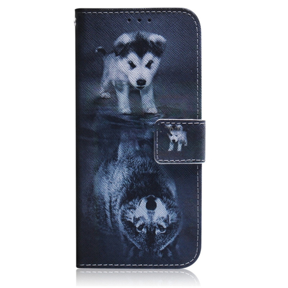 Wolf And Dog Pattern Coloured Drawing Horizontal Flip Leather Case For Huawei Mate 20, With Holder & Card Slots & Wallet 8881471556355