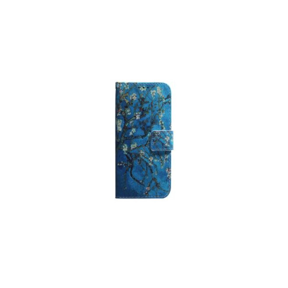 Apricot Flower Pattern Coloured Drawing Horizontal Flip Leather Case For Motorola Moto G7 / Moto G7 Plus 8881471556744