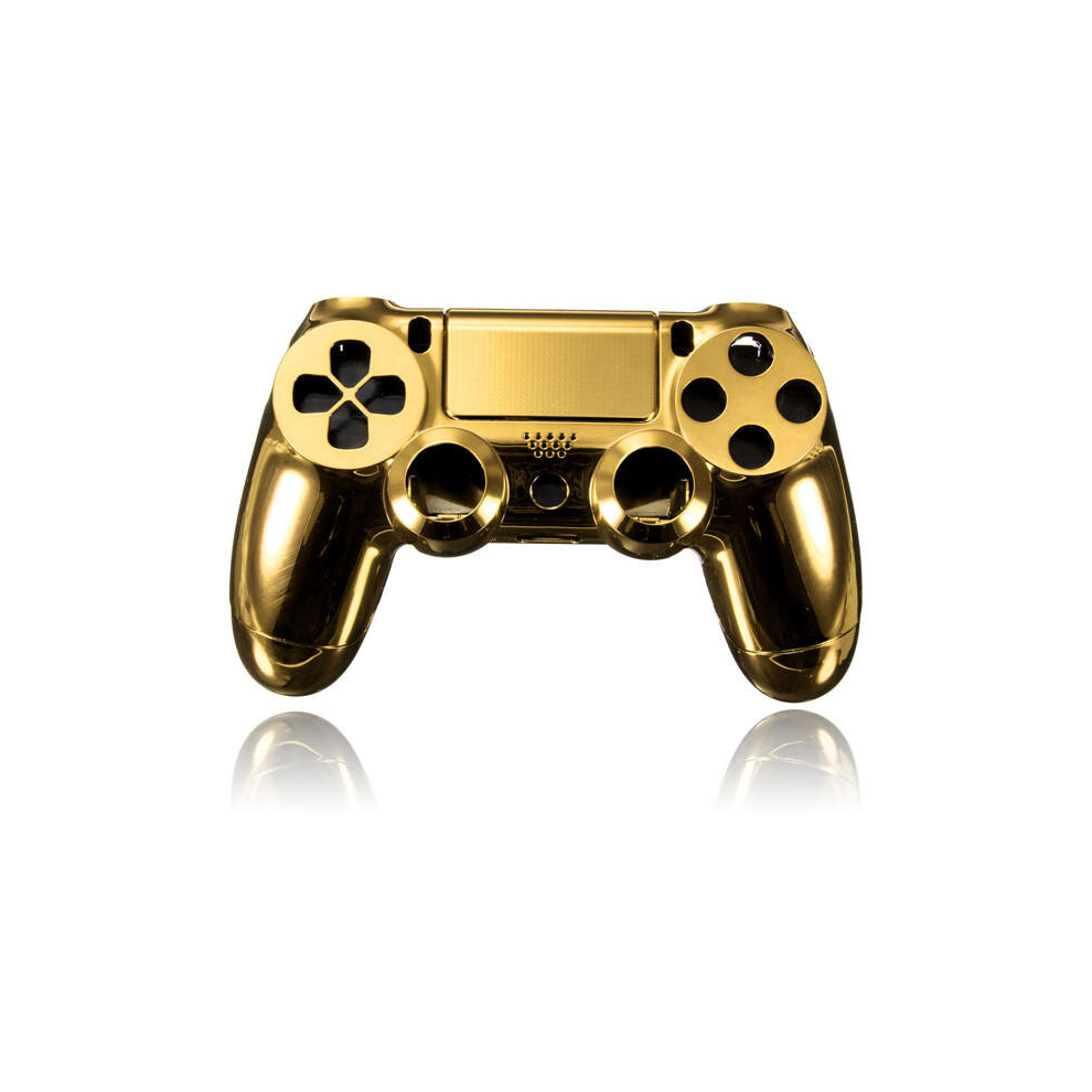 Chrome Plating Housing Shell Parts Case For PS4 Controller DualShock 4