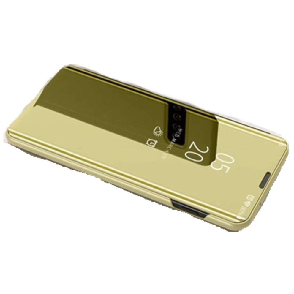 Electroplating Mirror Horizontal Flip Leather Case For Galaxy S10 5G, With Holder(Gold) Gold 8881471556614