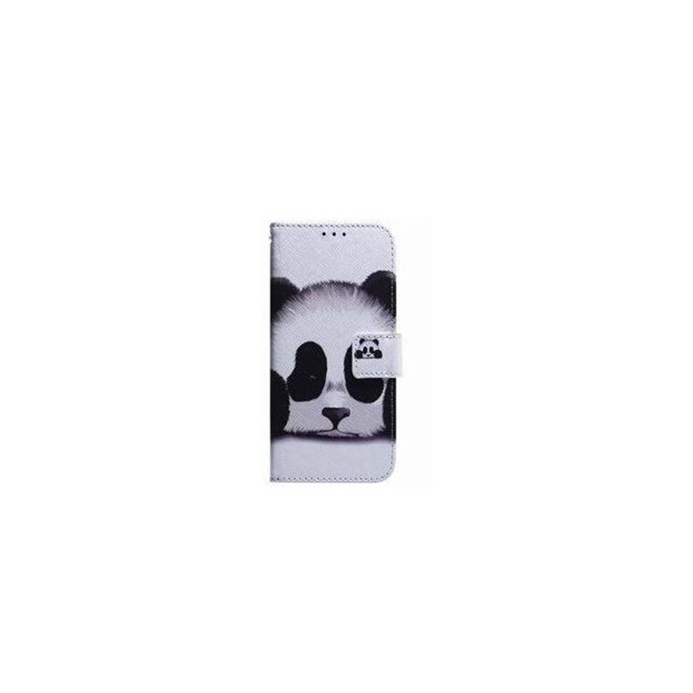 Panda Pattern Coloured Drawing Horizontal Flip Leather Case For Motorola Moto G7 Play 8881471556492