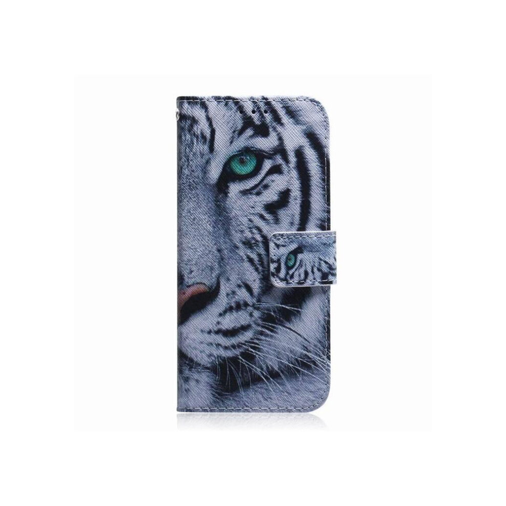 Tiger Pattern Coloured Drawing Horizontal Flip Leather Case For Huawei Honor View 20 8881471556553