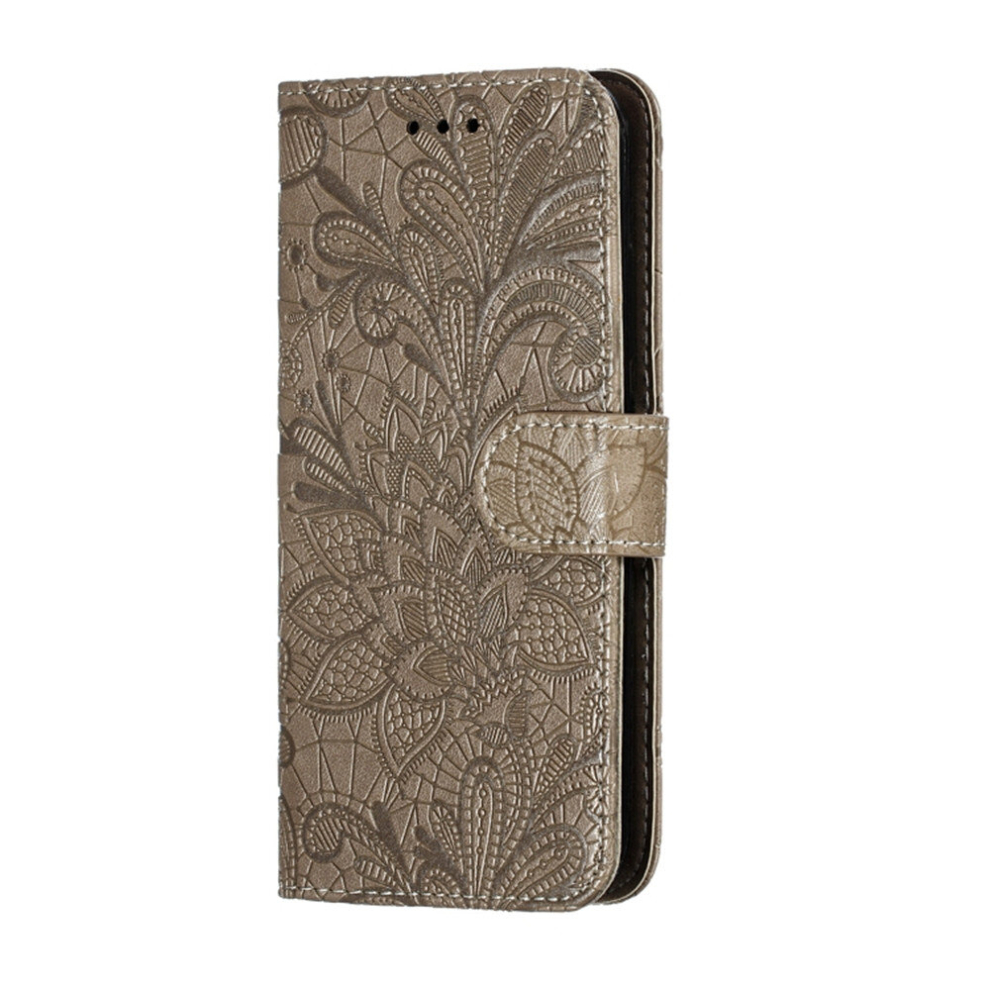 Lace Flower Horizontal Flip Leather Case With Holder & Card Slots & Wallet For Nokia 2.1(Grey) Grey 8881471553606