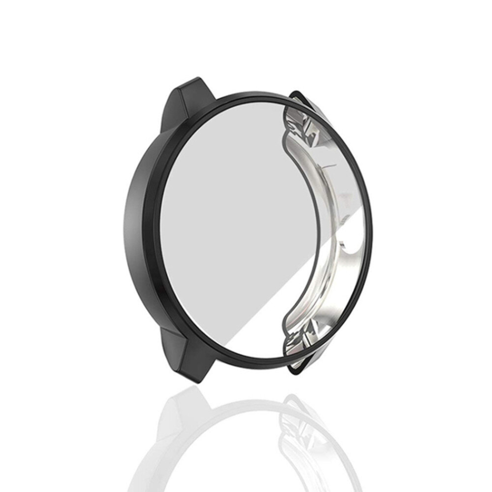 2Pcs For Garmin Vivoactive 3 Music Version Tpu Protective Case(Black) Black 6913664814170