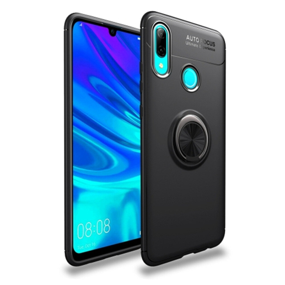 Shockproof Tpu Case For Huawei P Smart (2019), With Invisible Holder (Black) Black 8881471553132