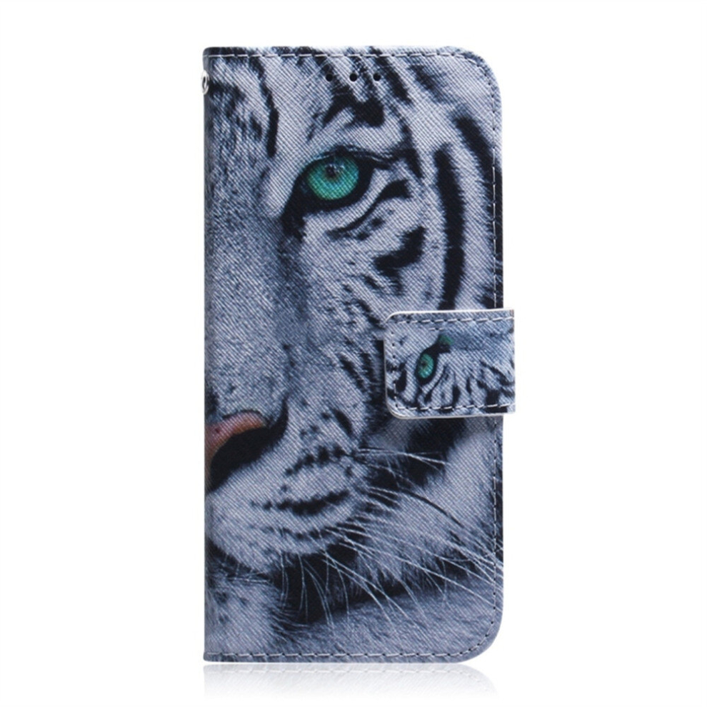 Tiger Pattern Coloured Drawing Horizontal Flip Leather Case For Redmi Go, With Holder & Card Slots & Wallet 8881471556126
