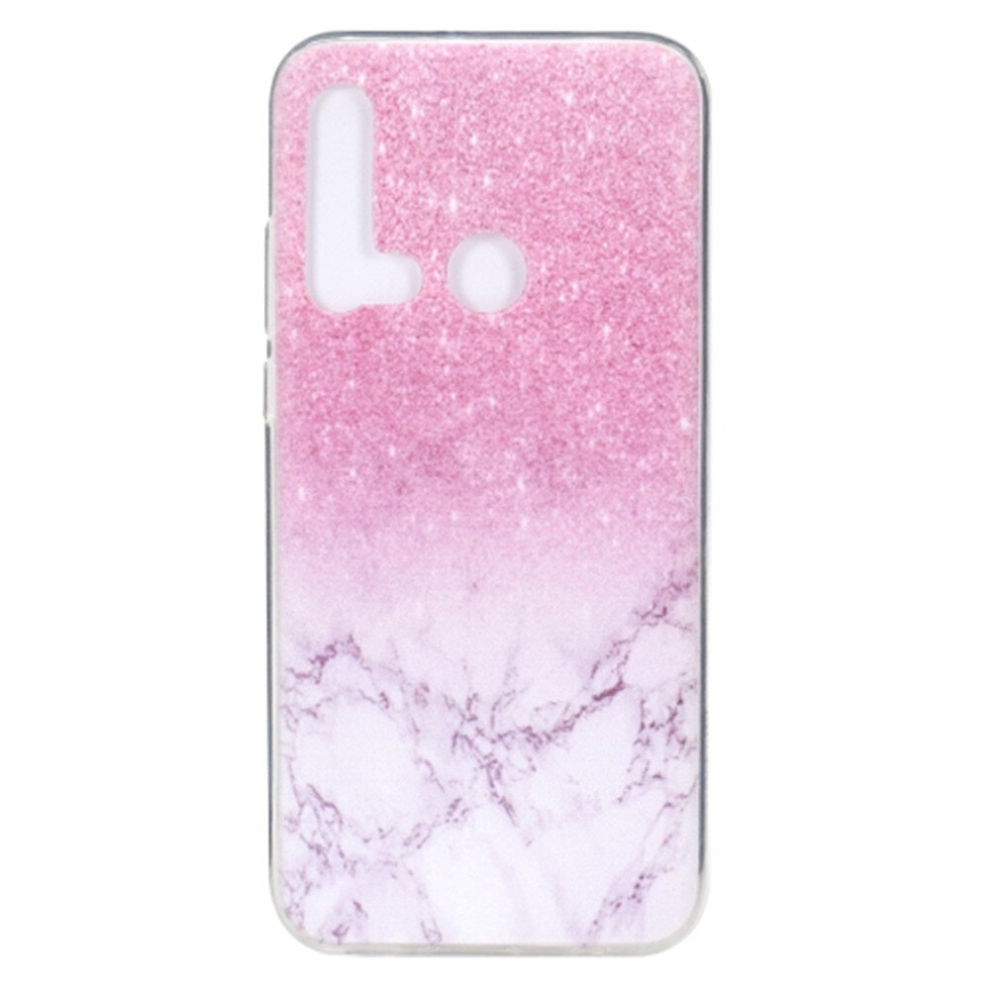 3Pc Stylish And Beautiful Pattern Tpu Drop Protection Cover For Huawei P20 Lite 2019(Marble) 8881471548336