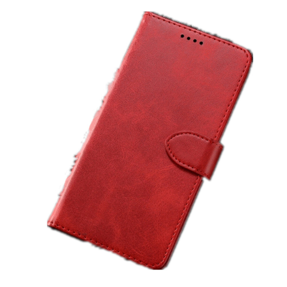 2 Pcs Calf Texture Horizontal Flip Leather Case For Huawei Honor Play, With Holder & Card Slots & Wallet(Red) Red 8881471556058